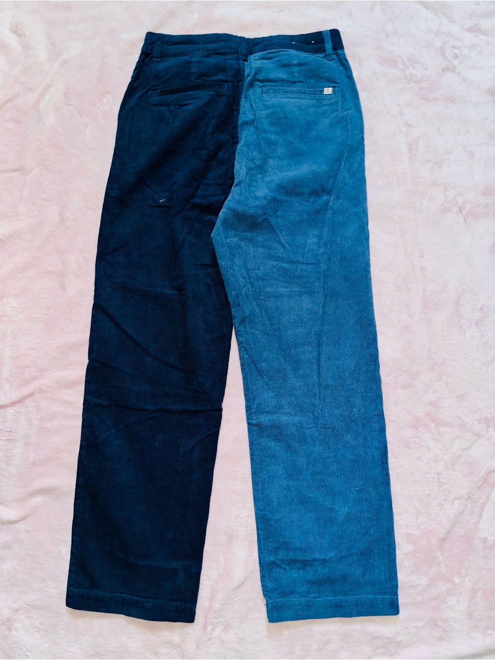 PacSun Two-Tone Blue Straight Leg Jeans - Picture 12 of 14